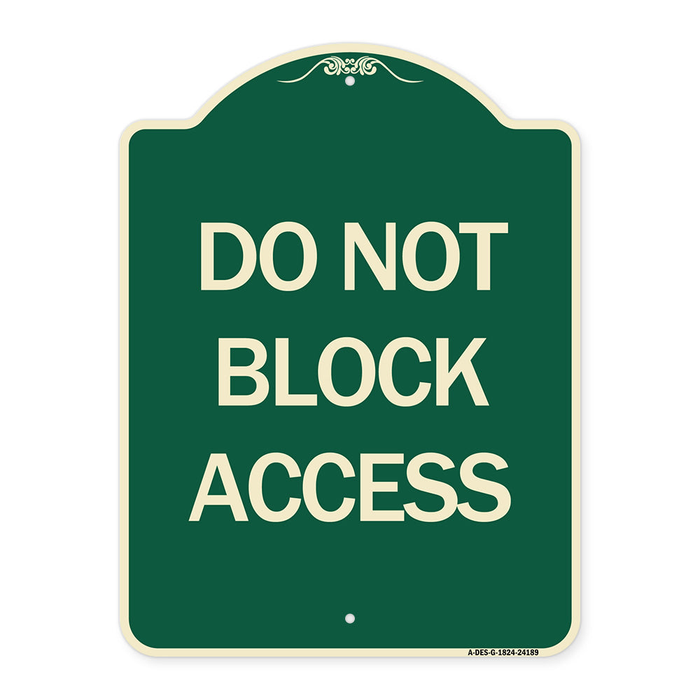 Do Not Block Access
