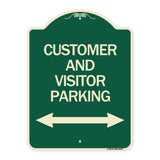 Customer and Visitor Parking (Bidirectional Arrow)
