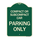 Compact or Subcompact Car Parking Only