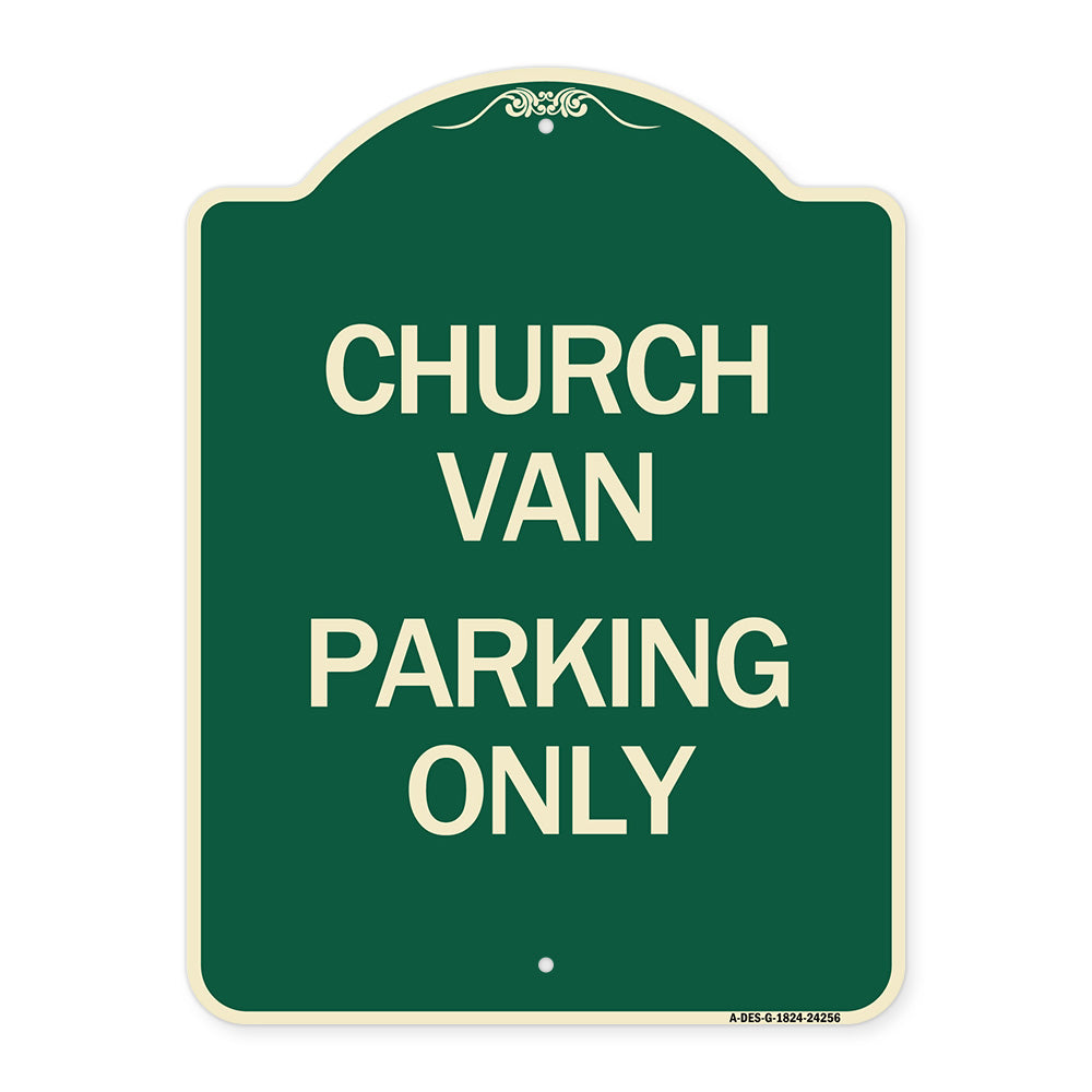 Church Van Parking Only