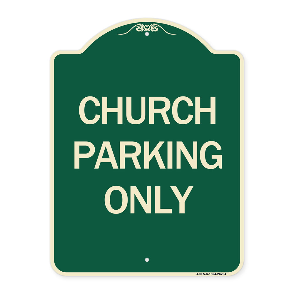 Church Parking Only