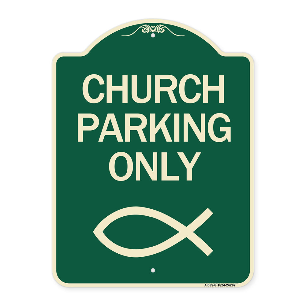 Church Parking Only (Symbol)
