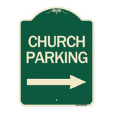 Church Parking (With Right Arrow)