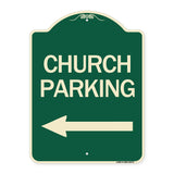 Church Parking (With Left Arrow)