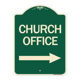 Church Office (With Right Arrow)