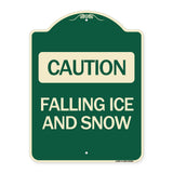 Caution - Falling Ice and Snow