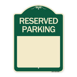 Blank Reserved Parking