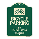 Bicycle Parking by Permit Only C.V.S. 21210 (With Bicycle Graphic)