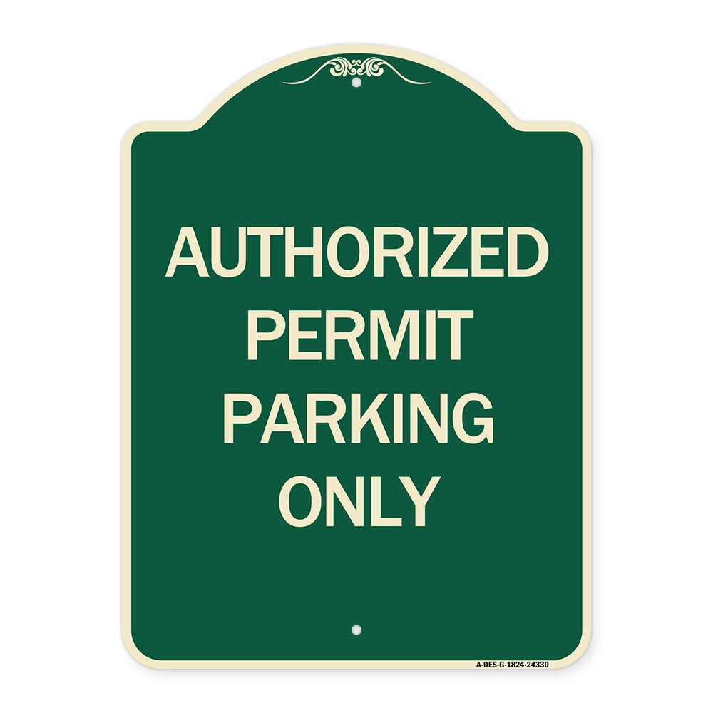 Authorized Permit Parking Only