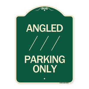 Angle Parking Only (With Bidirectional Arrow) 1