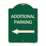 Additional Parking Sign (Left Arrow)