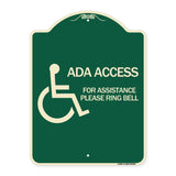ADA Access for Assistance Ring Bell (With New Isa Symbol)