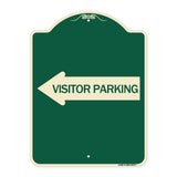 Visitor Parking (With Left Arrow)