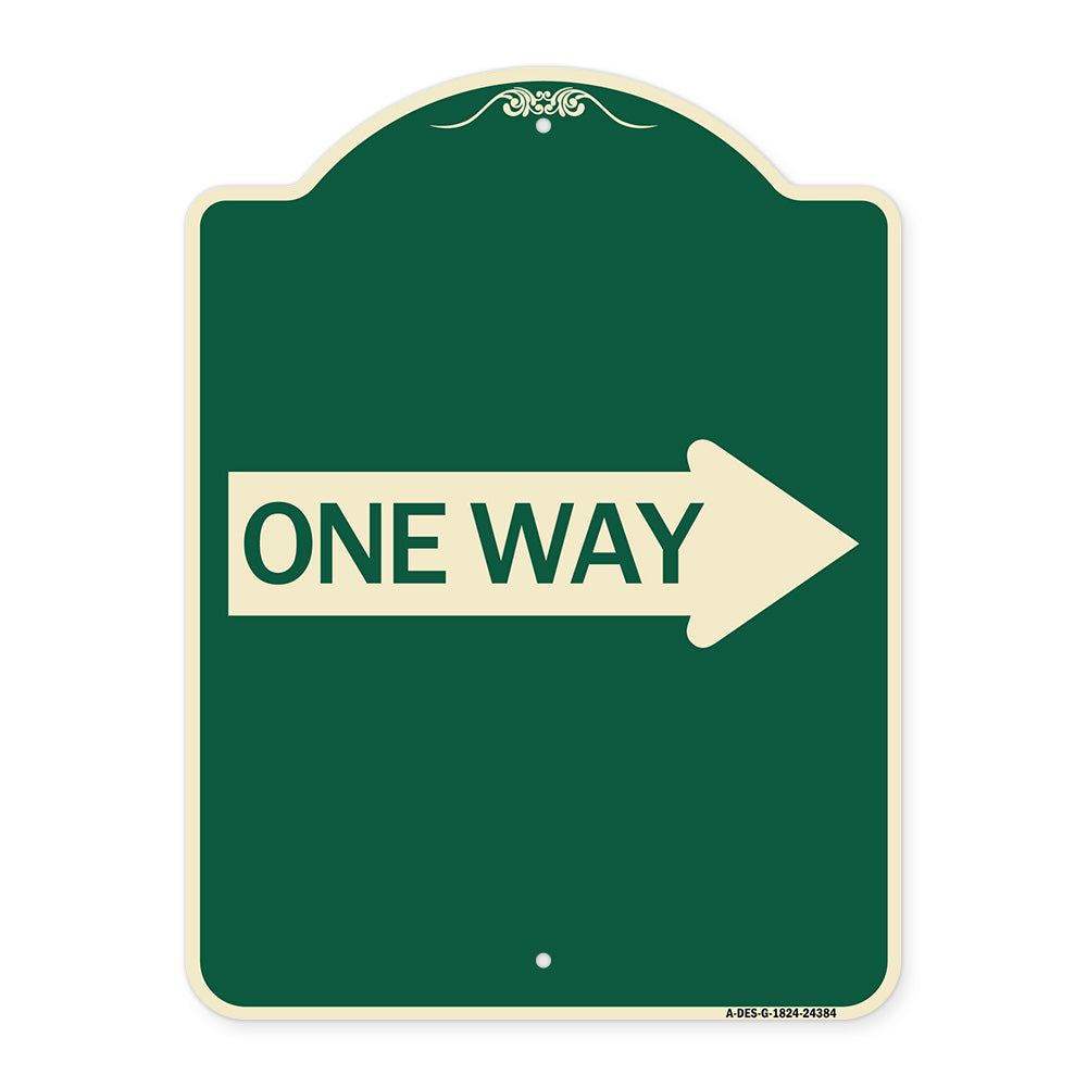 One Way (With Right Arrow)