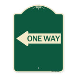 One Way (With Left Arrow)