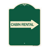 Cabin Rental (With Right Arrow)