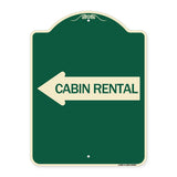 Cabin Rental (With Left Arrow)