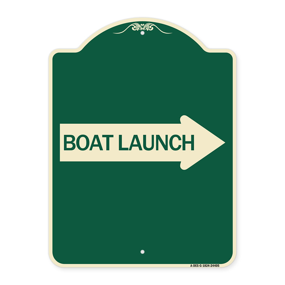 Boat Launch (With Right Arrow)