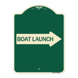 Boat Launch (With Right Arrow)
