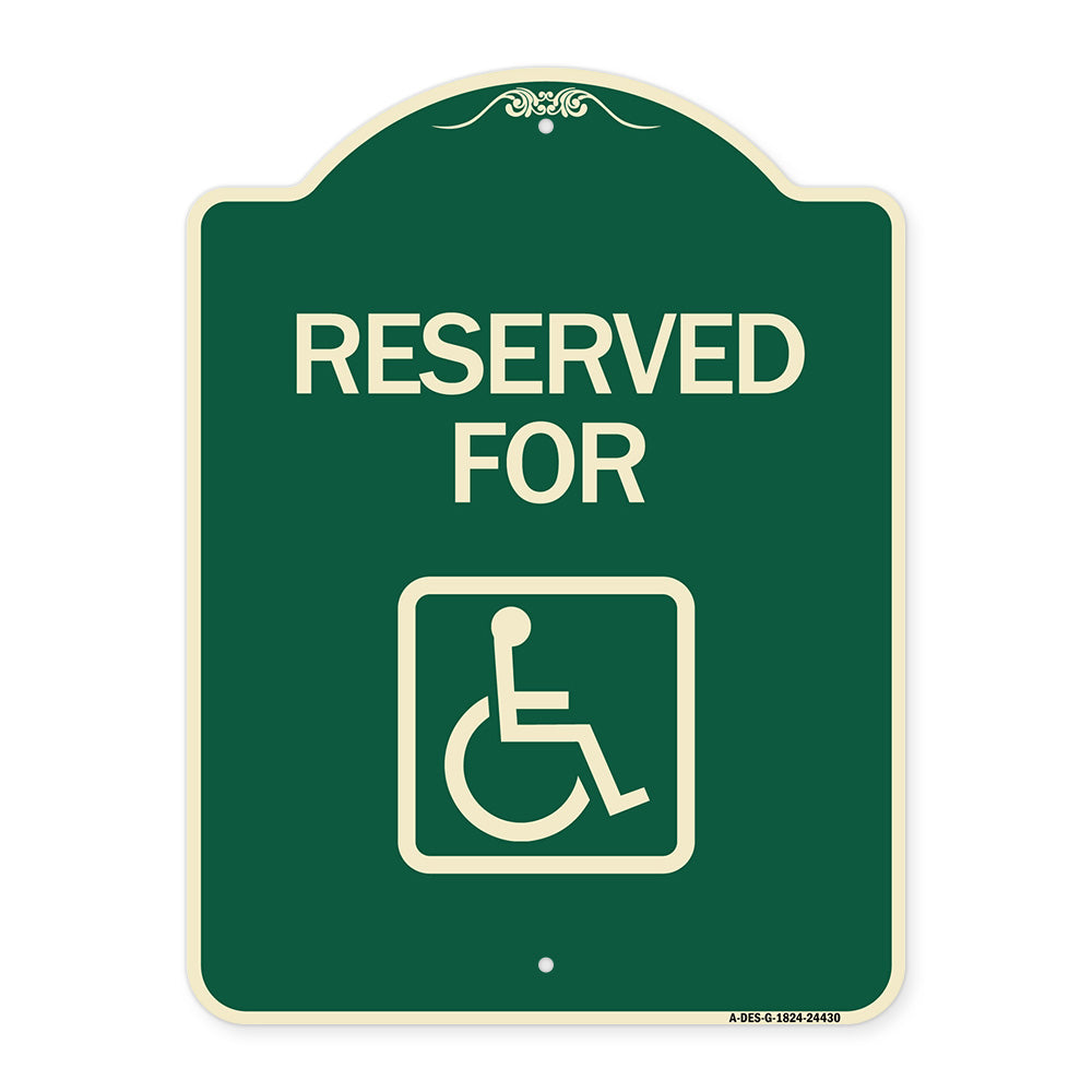 Reserved for (With Accessible Symbol)