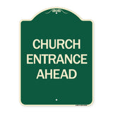 Church Entrance Ahead