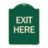 Exit Here