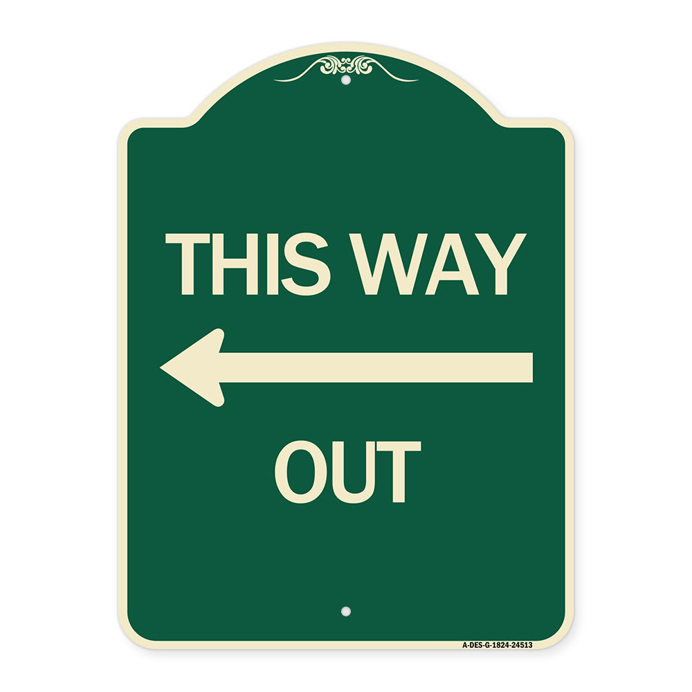 This Way Out (Left Arrow)