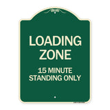 Loading Zone 15 Minutes Standing Only