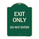 Exit Only Do Not Enter