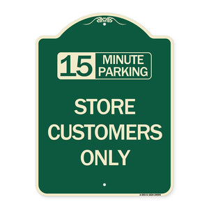 15 Minutes Parking - Store Customers Only