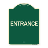 Traffic Entrance Sign Entrance