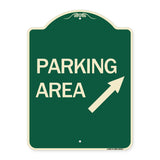 Parking Area (Up Right Arrow Symbol)