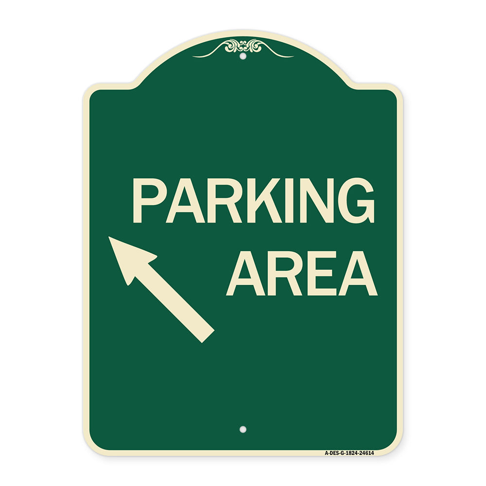 Parking Area (Up Left Arrow Symbol)