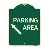 Parking Area (Up Left Arrow Symbol)