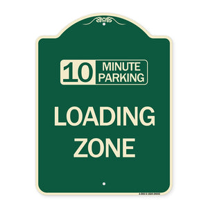 10 Minute Parking Loading Zone