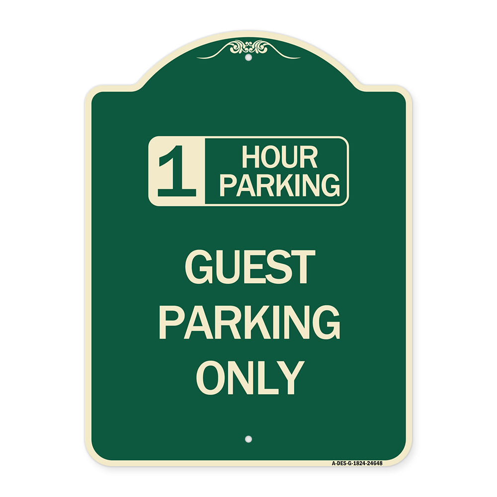 1 Hour Parking Guest Parking Only
