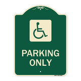 (ADA Compliant) Parking Only (Accessible Symbol)