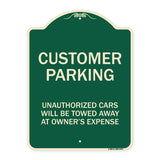 Unauthorized Cars Will Be Towed Away At Owner's Expense