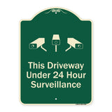 This Driveway Under 24 Hour Surveillance With Graphics