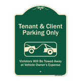 Tenant And Client Parking Only Violators Towed Away With Graphic