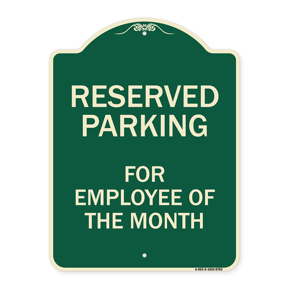 Reserved Parking For Employee Of The Month
