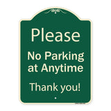 Please No Parking At Anytime