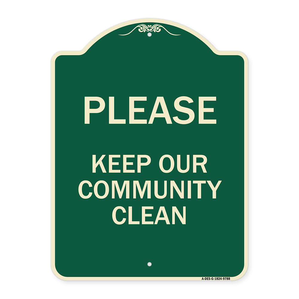 Please Keep Our Community Clean