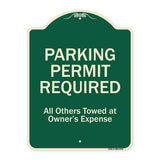 Parking Permit Required All Others Towed At Owner's Expense