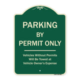 Parking By Permit Only Vehicles Without Permits Towed At Vehicle Owner's Expense