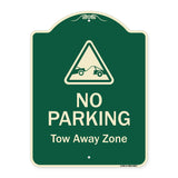 No Parking Tow Away Zone With Graphic