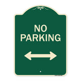 No Parking With Bidirectional Arrow
