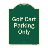 Golf Cart Parking Only