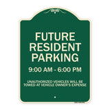 Future Resident Parking 9:00 To 6:00