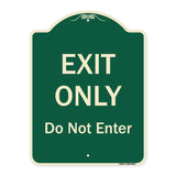 Exit Only Do Not Enter